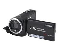 2,7K Caméscope Full HD (Anglais) pour Youtube,Enregistrement Vidéo HD 1080p,Écran 2,8 Pouces, Zoom Numérique 16x, Écran LCD Rotatif à 270° avec Carte SD