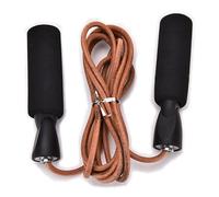 2.7m Réglable En Cuir Gras Vitesse Sauter Corde À Sauter Pour Gymnase Perdre Du Poids Exercice Sport Professionnel Concours