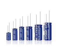 2.7V Capacitor CDA 1F/3.3F/10F/20/25F/60F Vehicle Traveling Data Recorder Reserve Power R-Type MQXFCZUX(2.7V20F 12x26mm)