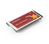 2.9 inch E-Paper Display 4 Color (Black White Yellow Red), 384x168 SPI E-Ink Screen Module, 3.3V/5V Compatible Level Shifter, Compatible with Raspberry Pi, ESP32, STM32, for Arduino