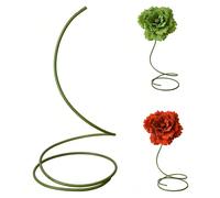 2,99 m Poteau de support flexible pour fleurs en composite d'aluminium et PVC, décoration de mariage, chemin de fête, support de décor d'anniversaire Blanc B,tige de fleur blanche de 2 m,tige de fleur