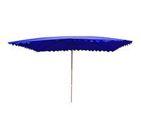 2.9M Rectangular Market Sunshade Canopy, 8 Rib Patio Outdoor Tilting Umbrella Parasol with Tilt Mechanism Sun for Beach/Pool/Patio/Outdoor Shelter Tent