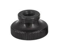 2 à 10 écrous moletés GB806 M2,5 M3 M4 M5 M6 M8 M10 en acier zingué nickelé, moletés par étapes, à serrage manuel(Black zinc plated,M3 10PCS)