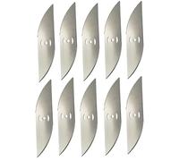 2 à 10 lames de rechange métalliques de 150 mm for la coupe-bordures et l'entretien des terrains agricoles et des friches industrielles.(10PCS Blade)