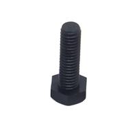 2 à 10 vis tête hexagonale en nylon noir M5 M6 M8 M10 M12, longueur 6 70 mm, DIN 933(50mm,M8 10pcs)