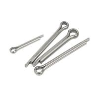 2 à 100 pièces M1 M1.2 M1.5 M2 M3-M8 Goupilles à ressort en forme de U en acier inoxydable, épingles à cheveux, pince fendue élastique ouverte(M2 x 20mm (100pcs))