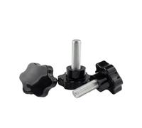 2 à 5 pièces M3, M4, M5, M6, M8, M10, M12 *10 mm à 80 mm Boutons rotatifs en forme d'étoile(X75mm,M3 5Pcs)