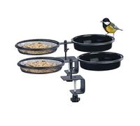 2 abreuvoirs et mangeoires à oiseaux avec support à pince [Royal Gardineer]