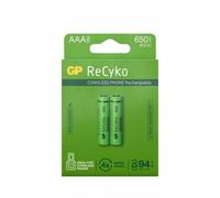 2 accus AAA 650 mAh ReCyko+ Pro