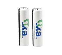 TKA 2 accus lithium-ion type 18650, 3,7 V, 2 000 mAh