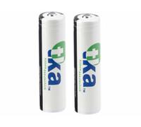 2 accus lithium-ion type 18650, 3,7 V, 2 000 mAh TKA