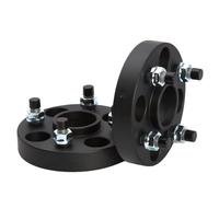 2 adaptateurs de Conversion 20 25 30 35 40 mm PCD 4x115 vers 4x108 4x100 4x114,3 (2 pièces 25 mm Noires)