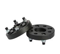 2 Adaptateurs D'entretoises De Voie PCD 4x108 65,1 Mm 20/25/30/35/40 Mm Pour CITROËN Pour C-Elysée C2/C3/C3-XR/C4/C4L/C4 Cactus/DS3 M12XP1.25(2PCS 45mm Black)