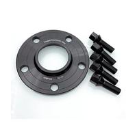 2 Adaptateurs D'entretoises Roue 10 Mm + 10 Boulons Roue PCD 5x112 Alésage Central 66,5/66,6 Mm M12x1,5 Entretoises Roue Voiture Élargisseurs Voie(And Cone SeatBolts)