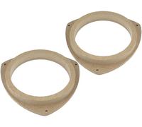 2 Adaptateurs Hp Compatible Avec Avensis Corolla Toyota Bois Mdf 165mm Av Impregnes Vernis - Adn-Enb