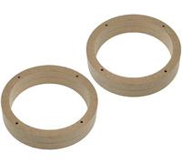 2 Adaptateurs Hp Compatible Avec Bora Golf Passat Vw Fabia Skoda 165mm Bois Mdf Impregnes Vernis - Adn-Enb