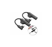2 adaptateurs vers jack 3,5 mm avec fonction chargement [Auvisio]