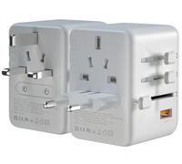 2 adaptateurs universels monde de voyage GaN avec USB jusqu'à 65 W [revolt]