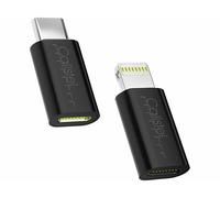 2 adaptateurs USB-C / Lightning