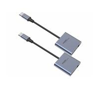 : 2 adaptateurs USB-C vers jack 3,5 mm avec fonctions Quick Charge