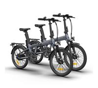 2*ADO Air 20 Pro vélo électrique pliant, Pedelec, transmission par courroie, 20", moteur brushless Bafang, 2 vitesses, homme/femme