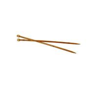 2 Aiguilles A Tricoter En Bambou 35 cm - Ø 8 mm