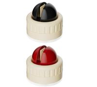 2 Aiguiseurs sphériques en acier avec base d ' aspiration sécurisée, restauration rapide et conception antidérapante pour une utilisation en cuisine Aiguiseur à ventouse sphérique, affûteur de base à