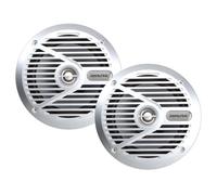 2 ALPINE SPS-M601 Haut-Parleurs 2 Voies Marins Argent De 165 MM 35 Watt RMS Boat