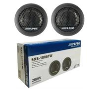 2 Alpine SXE-1006TW Haut-Parleur 3,00 CM 45 Watts RMS + Accessoires Et 5 Sticker