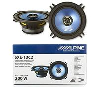 2 Alpine SXE-13C2 Haut-parleurs coaxiaux 2 Voies 13 cm 130 mm 5.25" diametre 35 Watt rms 200 Watt Max boîtiers Standard pour Voiture, Paire