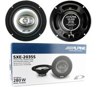 2 ALPINE SXE-2035S haut-parleurs coaxiaux 3 voies 20,00 cm 200 mm 8"" 45 watts rms 280 watts max 4 ohms 90 db spl voiture, la paire