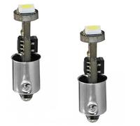 2 Ampoules À Led T4w Ba9s 12v 0.72w 3 X Smd 5050 Canbus Blanc Intérieur Voiture Habitacle Ampoule Lampe