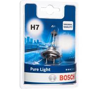 2 Ampoules Auto H7 BOSCH 60/55W Blanc 3000K Baïonnette pour Feu de Croisement