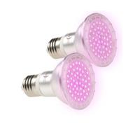 2 ampoules de croissance 48 LED E27 ''Fast Grow