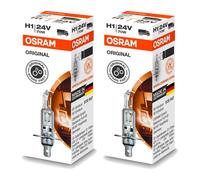 2 Ampoules H1 24V 70W P14.5s OSRAM ORIGINAL Compatibles Avec Diverses Voitures