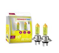 MTech Ampoule PTZRT7-DUO H7 12V 55W 3200K Or Rétro Lot de 2