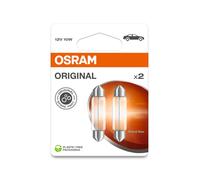 2 Ampoules Intérieur 12V 10W SV8.5-8 OSRAM ORIGINAL Compatible Avec Voiture