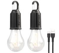 Lunartec 2 ampoules LED 120 lm rechargeables avec batteries