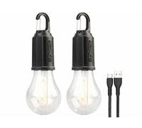 2 Ampoules Led 120 Lm Rechargeables Avec Batteries Multicolore