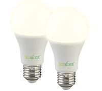 2 ampoules LED avec capteur de mouvement E27 / 15 W / 1500 lm / 3000 K [Luminea]