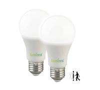 2 ampoules LED avec capteur de mouvement E27 / 15 W / 1500 lm / 6500 K - Luminea