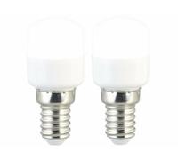 2 ampoules LED E14 / 150 lm pour hotte ou réfrigérateur - blanc du jour [Luminea]