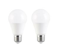 2 ampoules LED E27 avec 3 niveaux de luminosité - 9 W - 830 lm - Blanc du jour Luminea