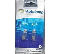 2 Ampoules Navettes 12V - 10W - 11x30mm - C5W