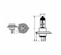OSRAM BLI2-64193XR 64193XR-02B 60/55W 12V P4