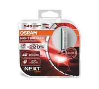 Osram XENARC NIGHT BREAKER LASER D4S Next Generation, luminosité supérieure + 220%, ampoule xénon HID, lampe à décharge, 66440XNN-HCB, boîtier duo (2 lampes)