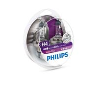 2 Ampoules PHILIPS 60/55W H4 P43T Vision pour Ducati 620 Monster 2002-2004