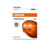 2 Ampoules Pour Clignotant WY5W 12V 5W W2.1x9.5d OSRAM Compatible Avec Voiture