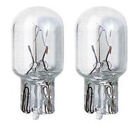 2 Ampoules T20 - 12v 21w 2800k - Wedgebase - W3x16d - Blanc - W21w