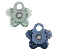 2 anneaux dentition réfrigérants bleu